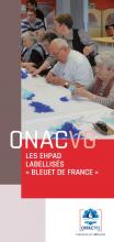 dépliant Les EHPAD labellisés "Bleuet de France"