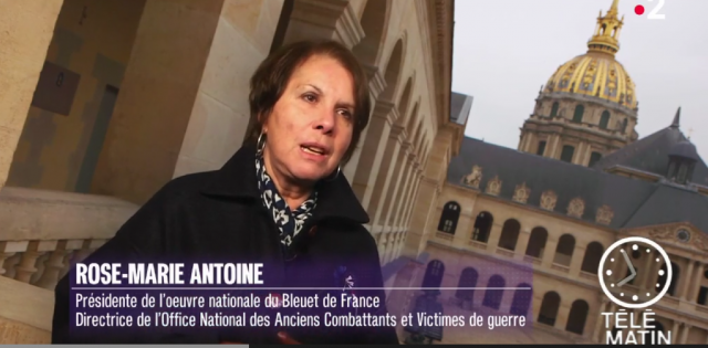 Rose-Marie Antoine interviewée sur France 2