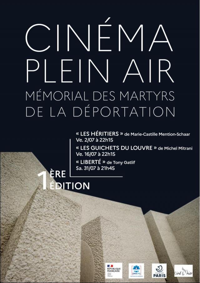 Prémière édition du cinéma en plein air du Mémorial des martyrs de la Déportation.