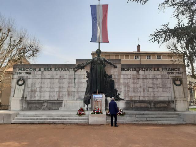 Monument aux morts de Mâcon, 2022.