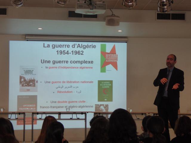 Mémoire guerre d'Algérie ONACVG Collège Rousset