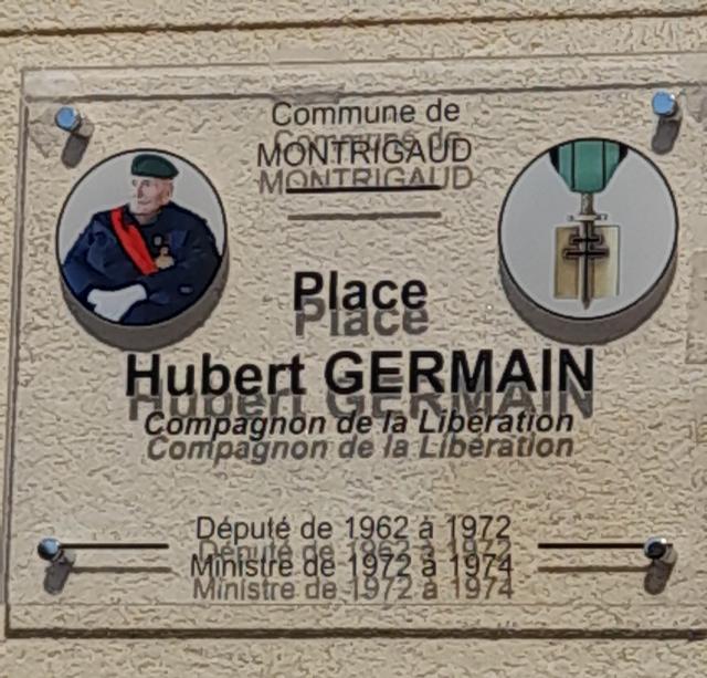 Plaque Hubert Germain