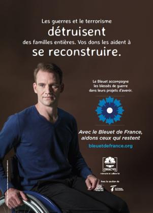 Campagne nationale d'appel aux dons au profit du Bleuet de France - Affiche 4